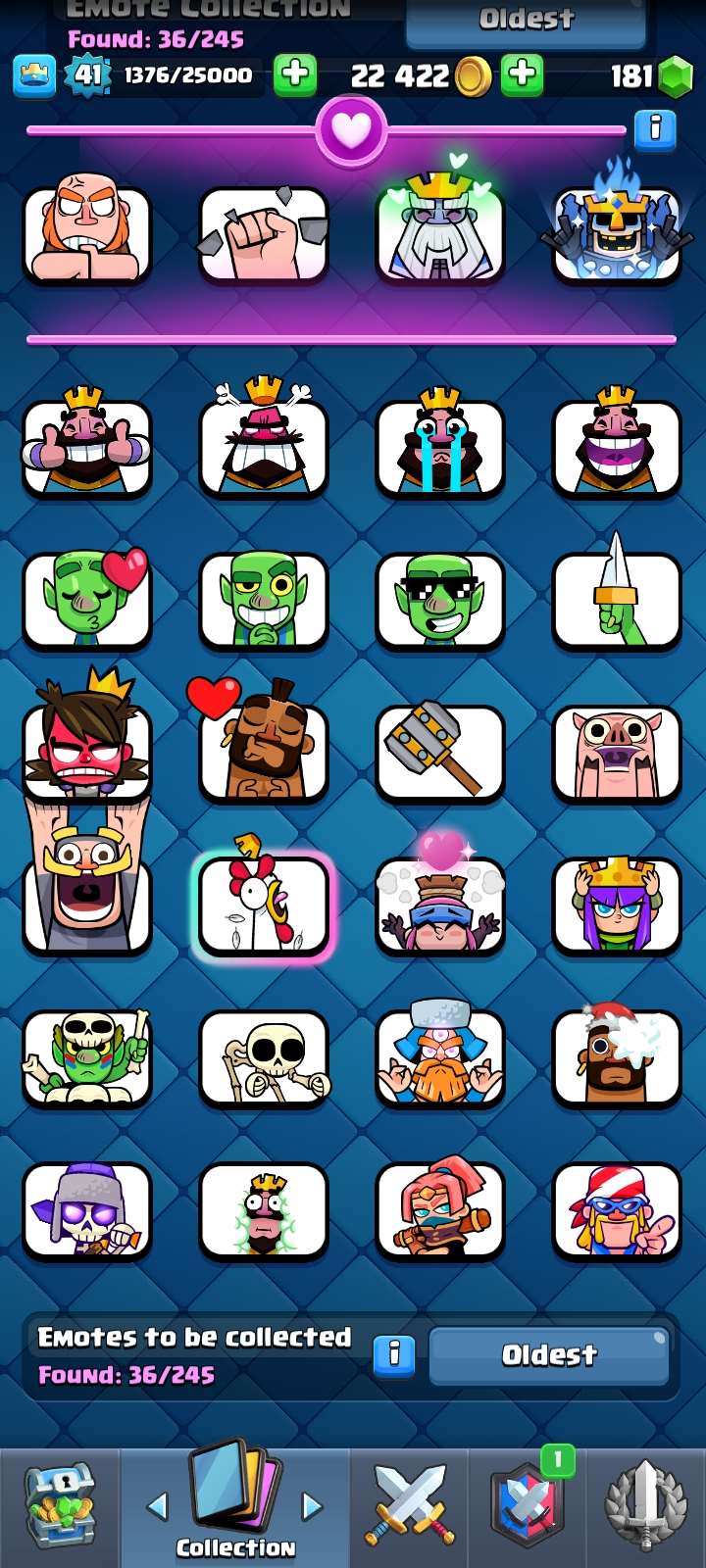 продажа аккаунта к игре Clash Royale